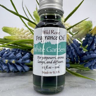 White Gardenia Fragrance Oils - 15ml - Aroma Lamp Potpourri Diffuser - Midnight Wild Rose