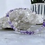 Purple Lavender Jade Bracelets - 4mm Mini