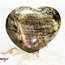 Purple Labradorite Heart - Small (1") High Flash
