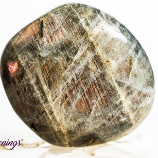 Purple Labradorite Palm Pillow Pocket Stone - Small ( 2")