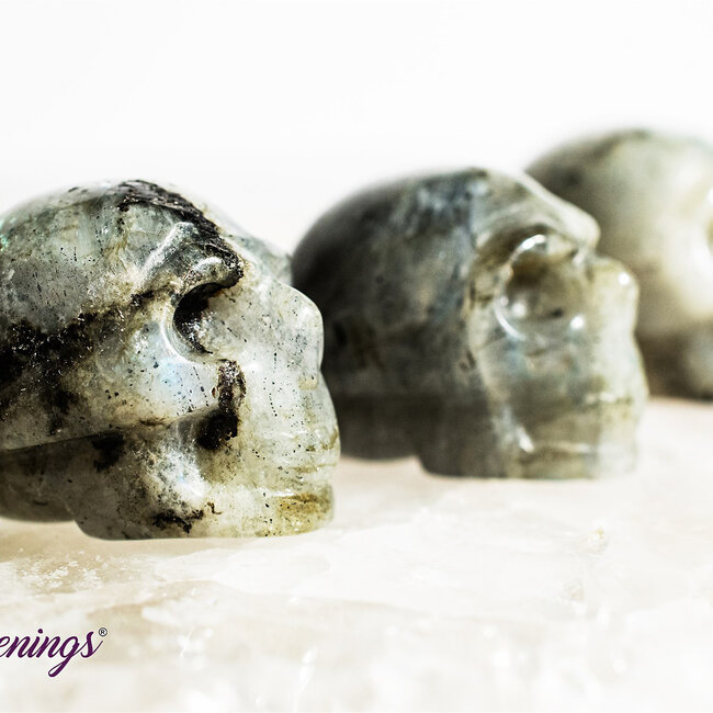 Labradorite Skulls - Mini