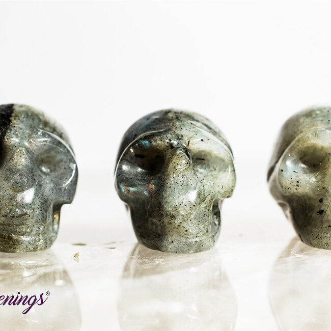 Labradorite Skulls - Mini