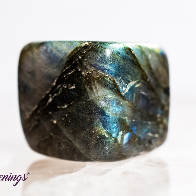 Labradorite Cubes 1"