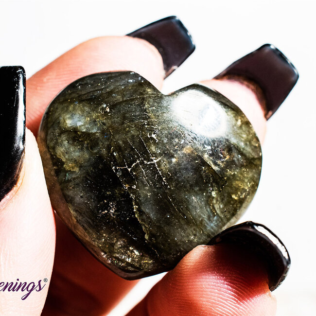 Labradorite Hearts - Small