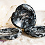Black Labradorite (Larvikite) Worry (Thumb Fidget Relaxation Pocket) Stones - Hearts