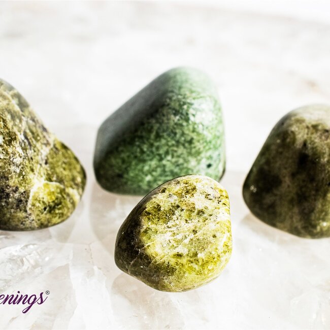 Tsavorite (Grossular) Green Garnet - Tumbled