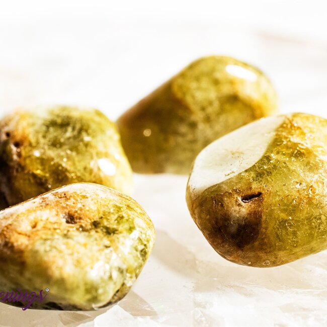 Tsavorite (Grossular) Green Garnet - Tumbled