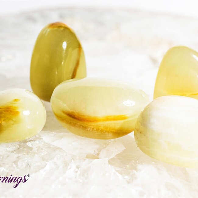 Green Marbled Onyx - Tumbled