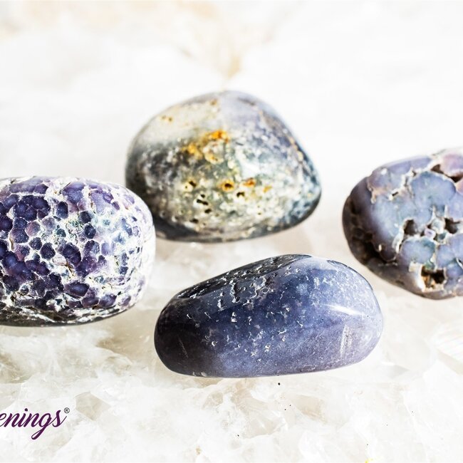 Grape Agate Purple Chalcedony - Tumbled