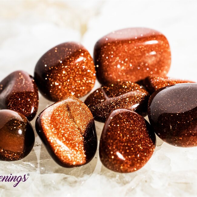 Gold Sandstone (Goldstone) Sand Stone - Tumbled