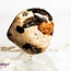 Garnet in Limestone - Tumbled