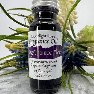 Nag Champa Flora Fragrance Oils - 15ml - Aroma Lamp Potpourri Diffuser - Midnight Wild Rose