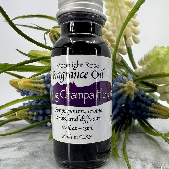 Nag Champa Flora Fragrance Oil-Moonlight Rose 15ml