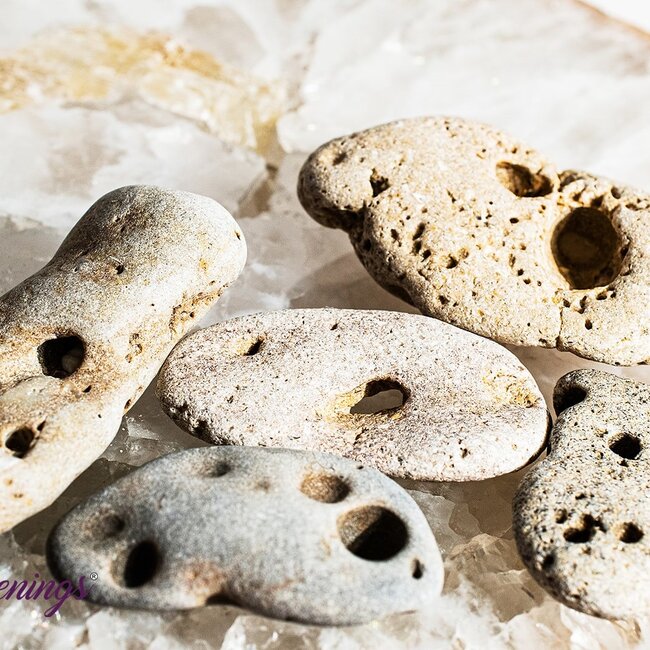 Hag Stone - Witch's Stone - Rough Raw Natural