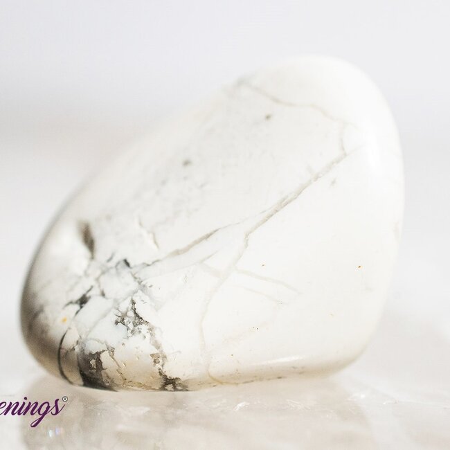 White Howlite (Magnesite) - Tumbled
