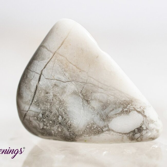 White Howlite (Magnesite) - Tumbled