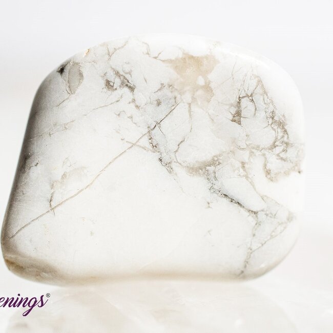 White Howlite (Magnesite) - Tumbled