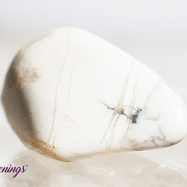 White Howlite (Magnesite) - Tumbled
