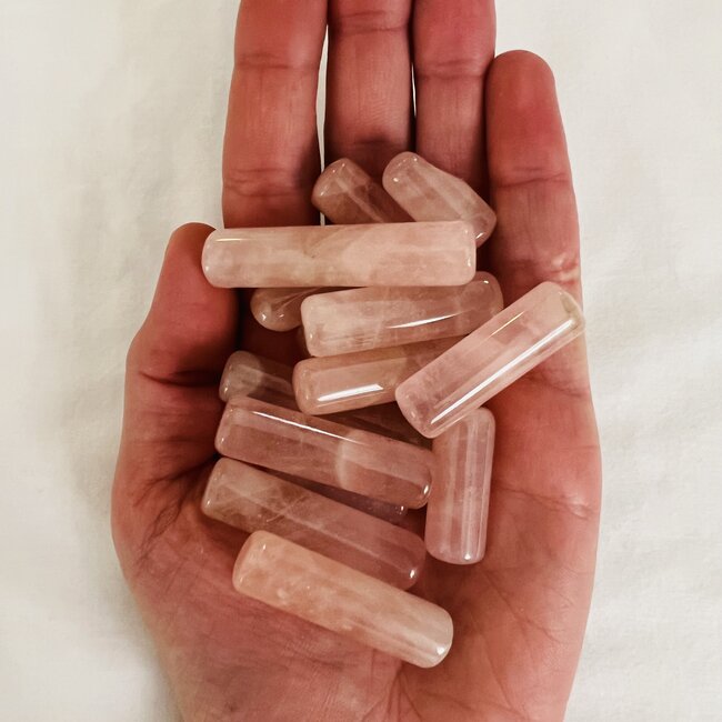 Rose Quartz - Cylinder Pipes