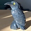 Black Onyx Raven Crow - Medium (2.5") Animal Carving