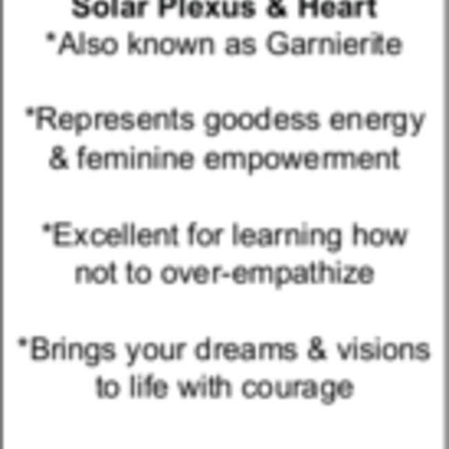 Azurite & Green Moonstone (Garnierite) - Tumbled