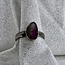 Watermelon Tourmaline Natural Rings Size 7 - Slice Sterling Silver Pink Green
