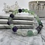 Matte Rainbow Fluorite Bracelets - 8mm