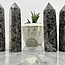 Yooperlite Michigan (Glowdalite Emberlite Flame Stone) Tower Point - Medium 3-4"