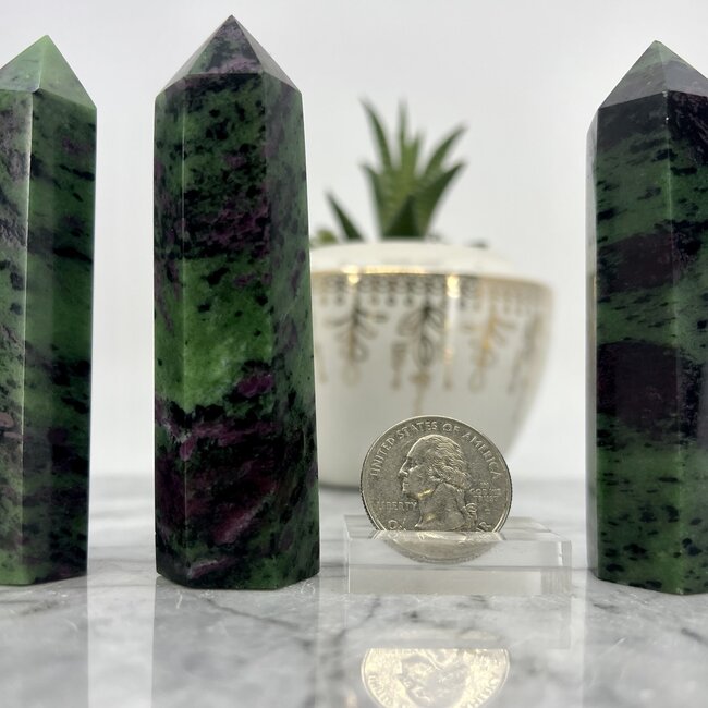 Ruby Zoisite Tower Point Generator - Medium (3-5")