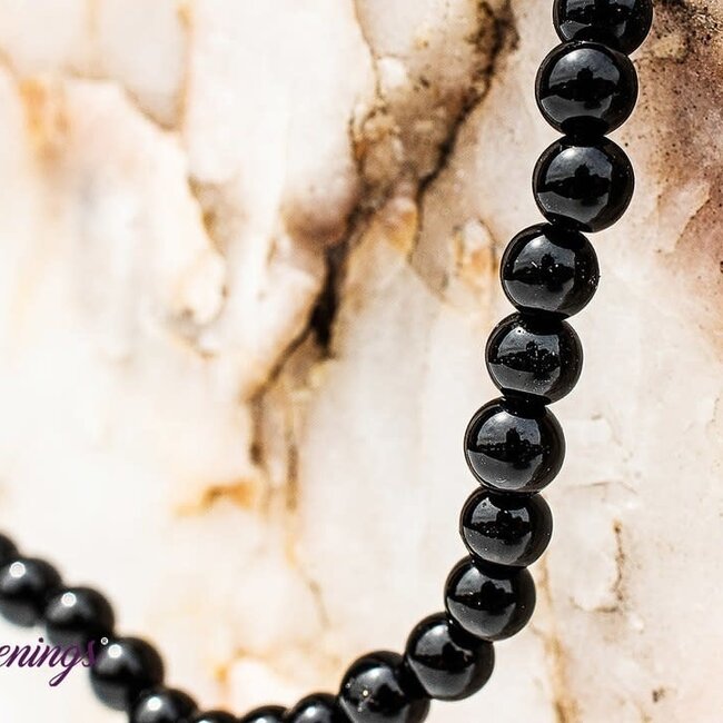 Black Onyx Bracelets - 4mm Mini