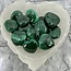Malachite Hearts - Medium 1.5"