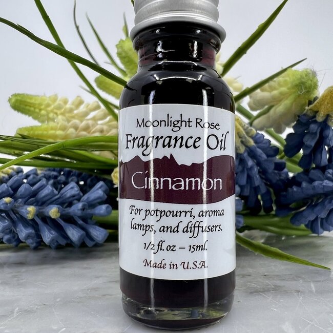 Cinnamon Fragrance Oils - 15ml - Aroma Lamp Potpourri Diffuser - Midnight Wild Rose