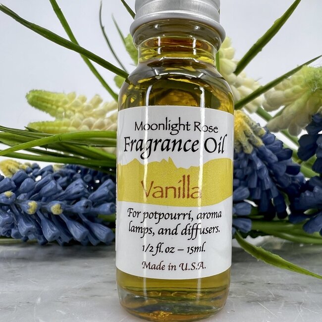 Vanilla Fragrance Oil-Moonlight Rose 15ml