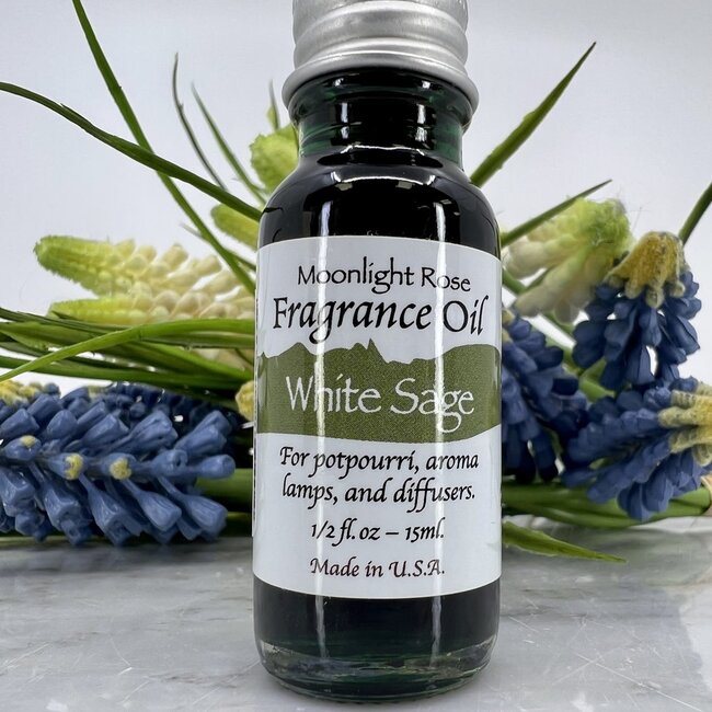 White Sage Fragrance Oil-Moonlight Rose 15ml
