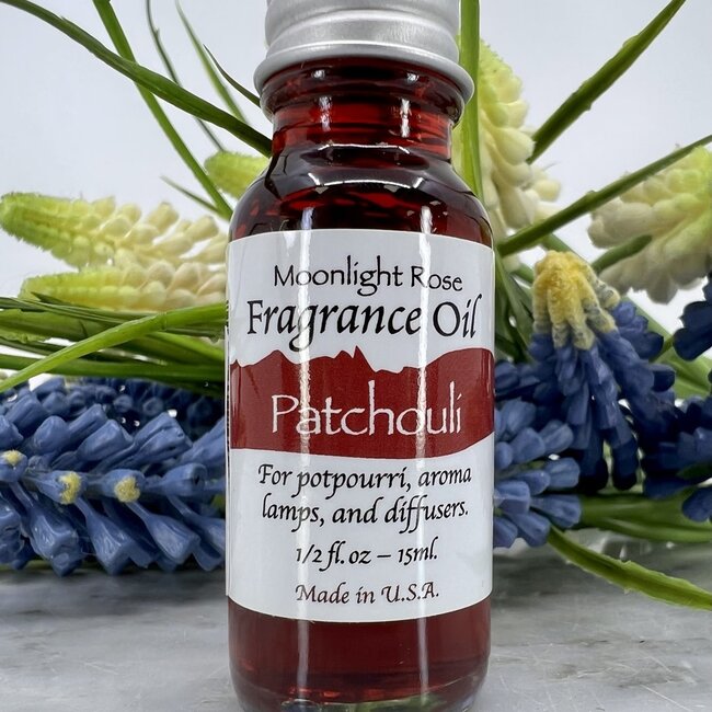 Patchouli Fragrance Oils - 15ml - Aroma Lamp Potpourri Diffuser - Midnight Wild Rose