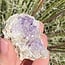 Purple Fluorite in Matrix - Rough Raw Natural
