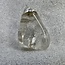 Clear (Crystal) Quartz Pendant - Tumbled Silver Cap