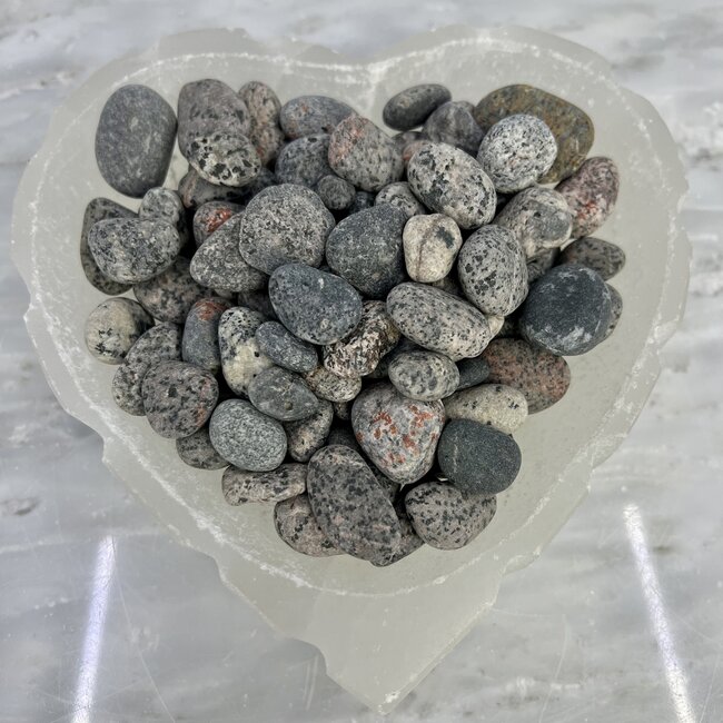 Yooperlite Michigan (Glowdalite Emberlite Flame Stone) - Tumbled Matte