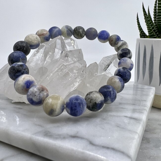 Matte Sodalite (Matte) Bracelets - 8mm