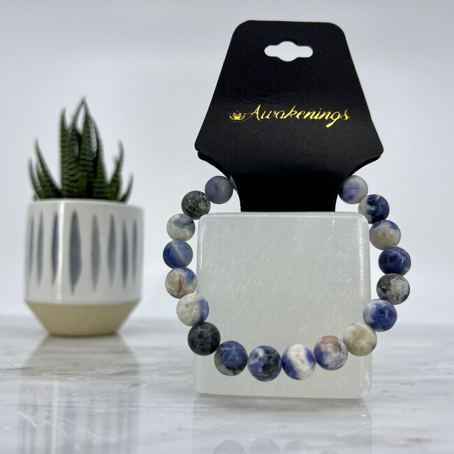 Matte Sodalite (Matte) Bracelets - 8mm