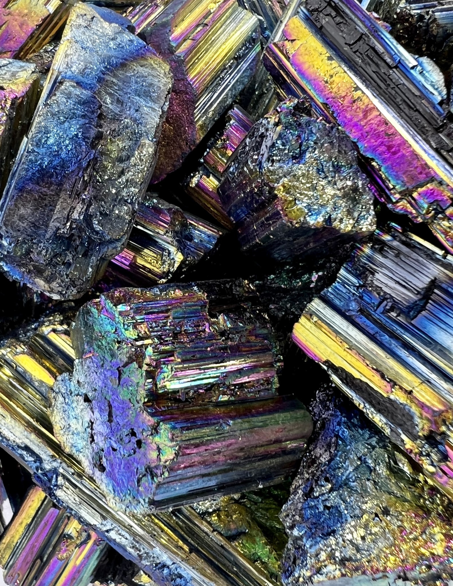 Aura Black Tourmaline Rough Raw Natural