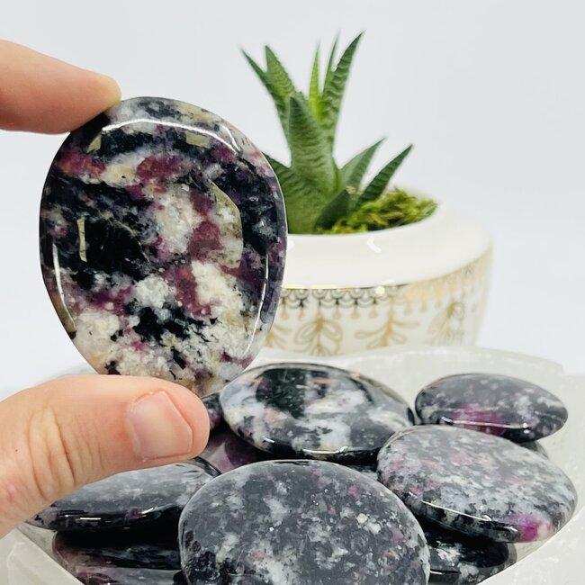 Eudialyte - Flat Slice Slab Stone Smooth