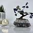 Sodalite Bonsai Tree on Amethyst - 3" Mini
