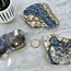 Azurite Fluorite Malachite & Tetrahedrite Polished Face Slab-Large