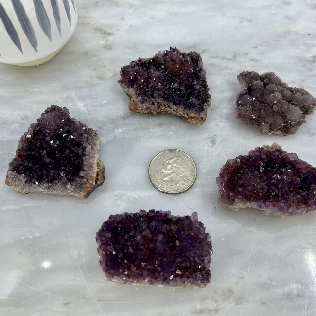 Amethyst Druzy Cluster Turkey-Medium Rough Raw Natural