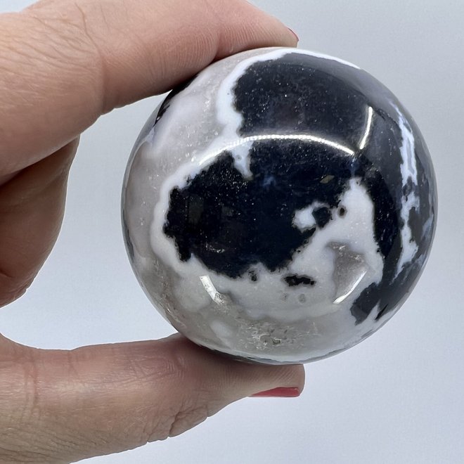 Black Sardonyx Sphere Orb-55