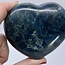Blue Apatite Hearts Puffy - XL Extra Large 3"
