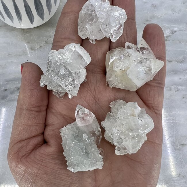 Apophyllite Cluster-Small Rough Raw Natural