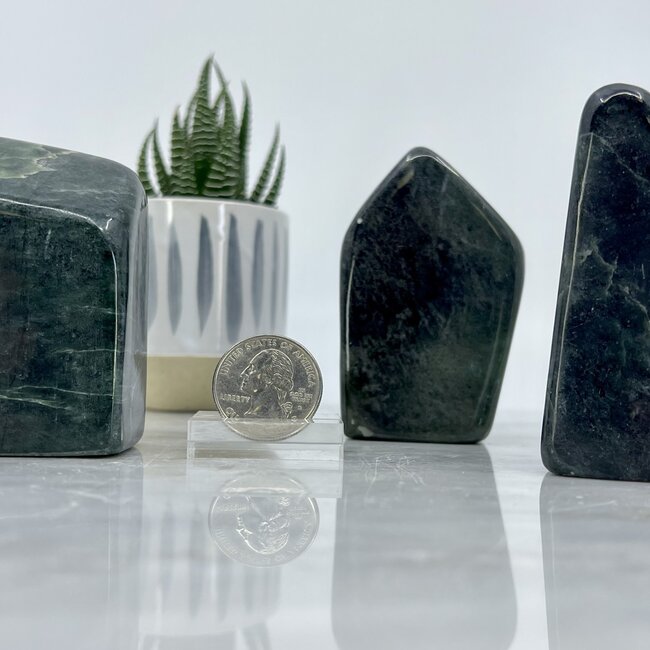 Green Nephrite Jade Free Form Small