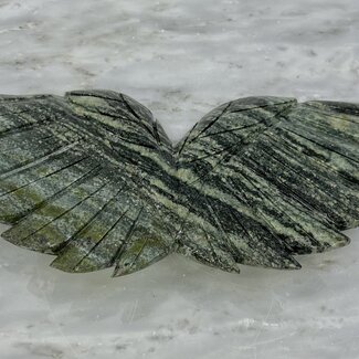 Serpentine & Epidote Angel Wings-Large #1 Specimen